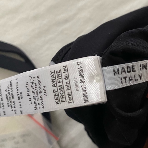 La Perla black underwired swimsuit